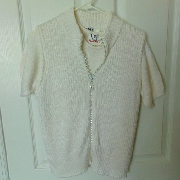 Fia Italia Women Top Blouse and Vest Twin Set - Picture 1 of 5